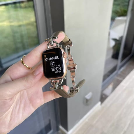 【N468】アップル ウォッチ シリーズ 10 バンド レザー apple watch バンド 細め 女性