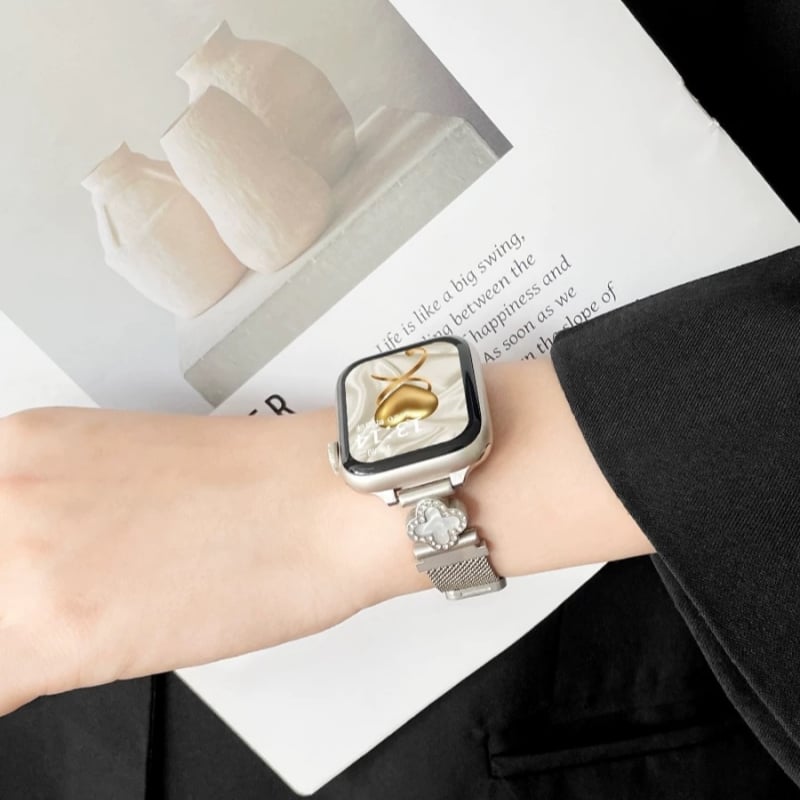 N739】アップル ウォッチ マグネット バンド apple watch ミラネーゼ