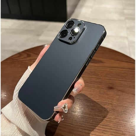 【N400】iphone17/17pro ケース シンプル おしゃれ iphone 16proケース メタリック カメラ保護