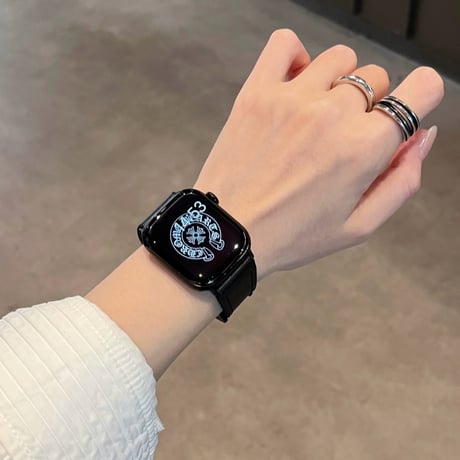 【N659】アップル ウォッチ Series11/SE3対応 バンド レザー+シリコン apple watch バンド マグネット 男女兼用