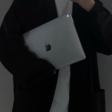 【N540】macbook ケース クリア キラキラ macbook エア ケース かわいい