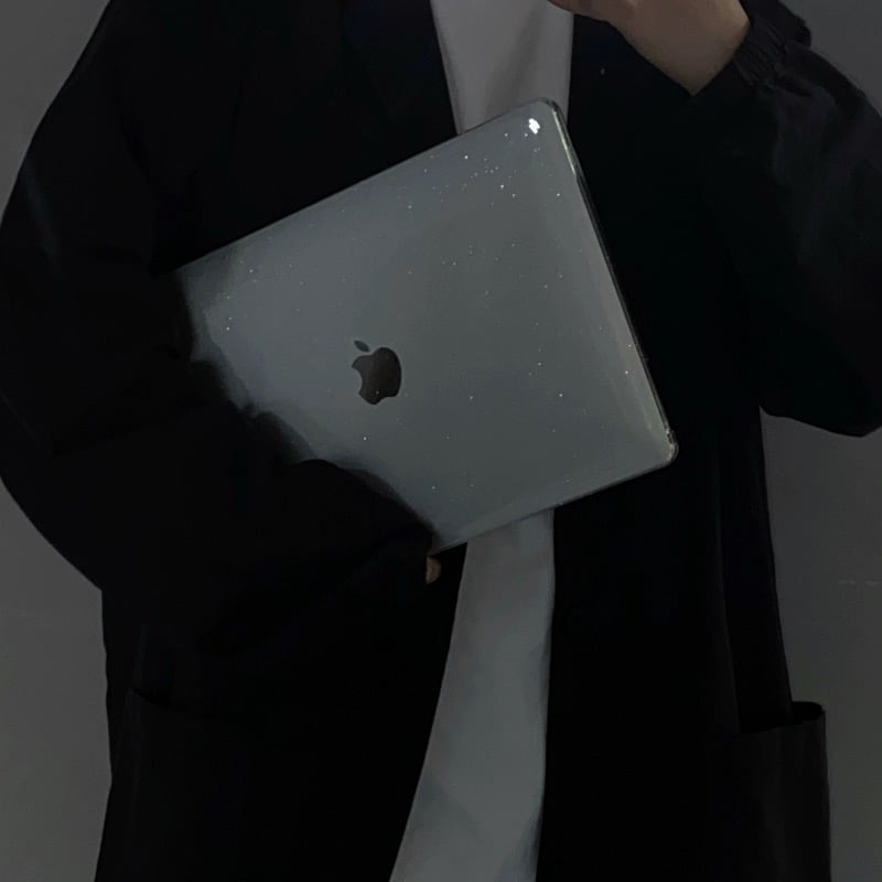 N540】macbook ケース クリア キラキラ macbook エア ケース