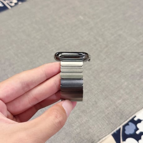 【N832】調節工具不要 アップル ウォッチ バンド ステンレス apple watch リンク ブレスレット 高級 男女兼用