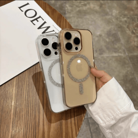 【N693】magsafe 対応 クリア ケース iphone17/air ケース キラキラ かわいい