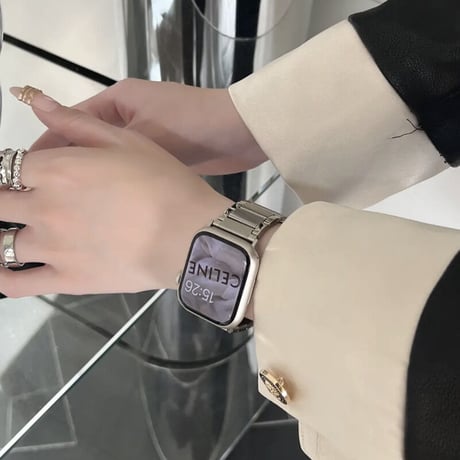 【N382】アップル ウォッチ バンド メンズ 女性 人気 apple watch バンド ビジネス ステンレス