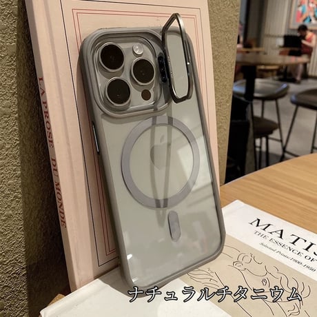 【N655】iphone17/17pro ケース マグセーフ/スタンド iphone ケース カメラ保護リングプレゼント