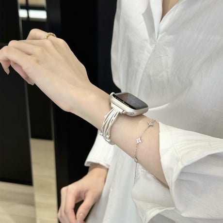【N794】apple watch ブレスレット アップル ウォッチ se3 バンド 女性 おしゃれ