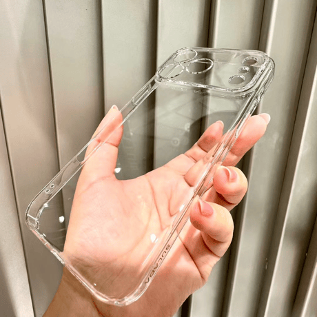 【N009】黄ばまないiPhone17/16/15クリアケース PCポリカーボネート 耐衝撃 透明
