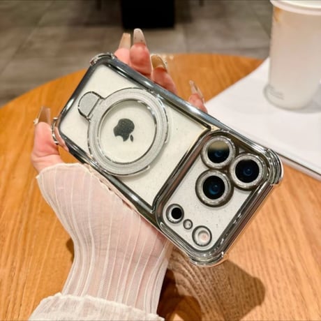 【N751】iphone17 ケース 衝撃 に 強い かわいい スタンド magsafe 対応 クリア ケース おしゃれ