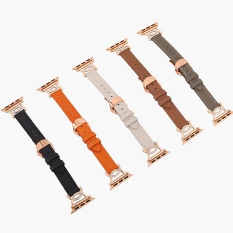 【N609】アップル ウォッチ バンド 革 d バックル apple watch バンド レディース