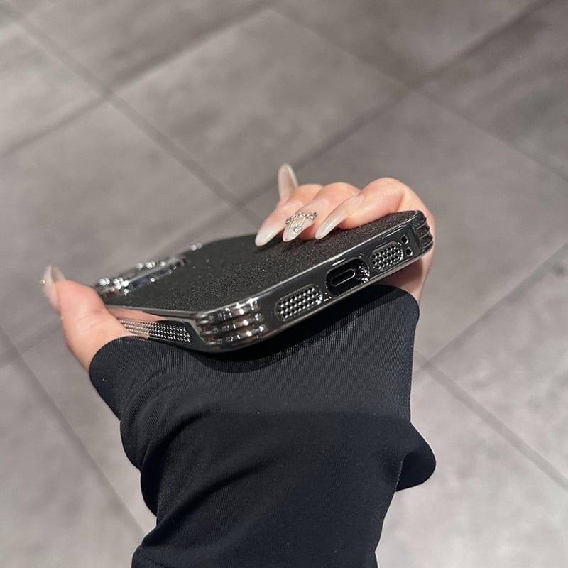 激安セール iPhone6ケース  キラキラ ブラック Amazon.co.jp: iPhone 15 Proケース 6.1インチ 対応 可愛い キラキラ