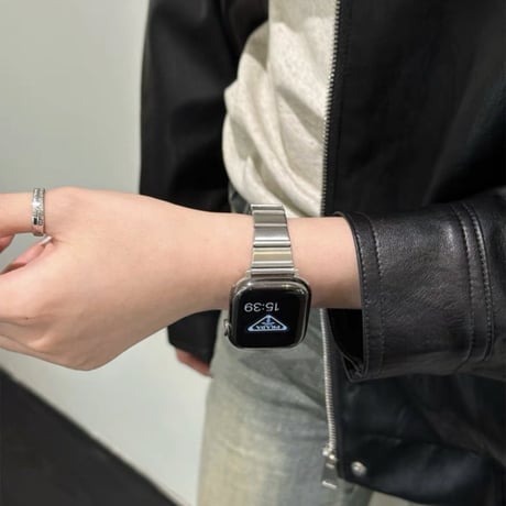 【N666】アップル ウォッチ 10 バンド 女性 apple watch ステンレス バンド
