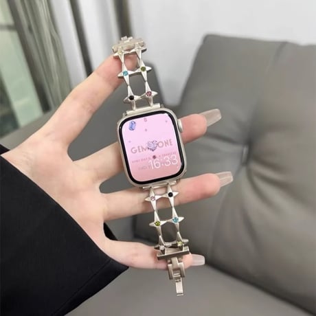 【N568】アップル ウォッチ ブレスレット apple watch バンド 蒸れない かわいい