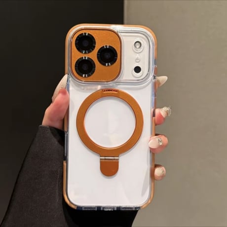 【N610】iphone17/air ケース マグセーフ クリア iphone ケース スタンド 高級
