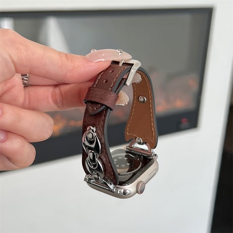 【N765】アップル ウォッチ バンド かっこいい レザー apple watch 11 バンド おすすめ