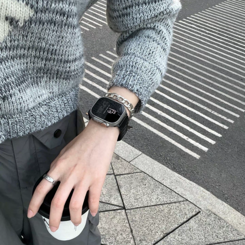 N535】アップル ウォッチ バンド メンズ ステンレス apple watch