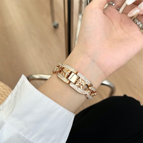 【N579】apple watch バンド キラキラ アップル ウォッチ チェーン バンド「男女兼用」