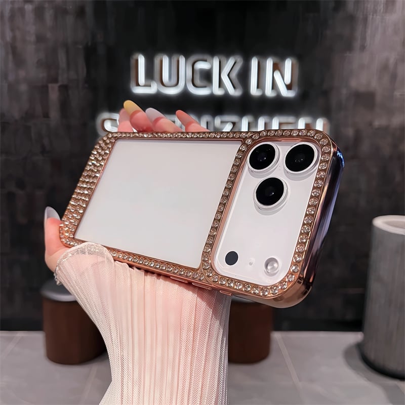 N782】iphone17/17pro ケース キラキラ iphoneケース クリア おしゃ