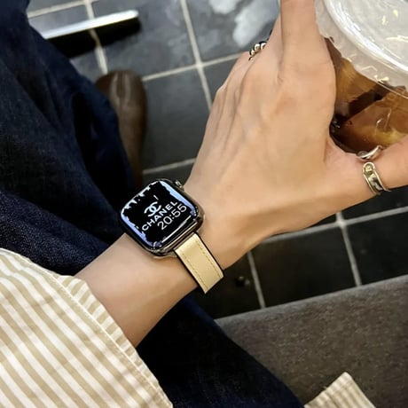 【N487】apple watch series 10 バンド マグネット アップル ウォッチ バンド レザー 女性 人気