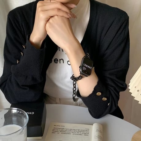 【N086】Apple Watch ブレスレット バンド 女性 アップルウォッチ7 se バンド かわいい