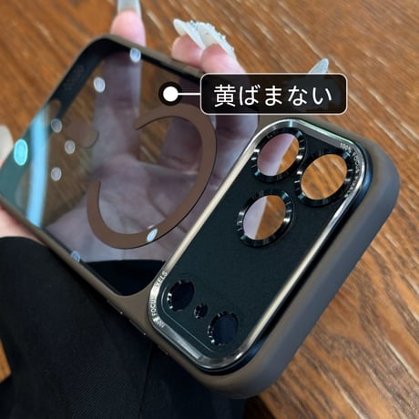 【N746】iphone17pro ケース マグセーフ iphone ケース 半 透明 高級