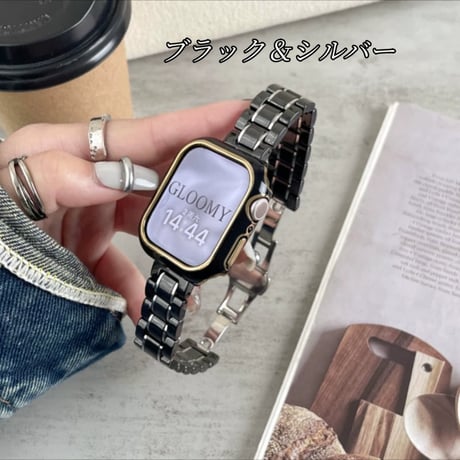 【N583】高品質 アップル ウォッチ セラミック バンド apple watch バンド おしゃれ