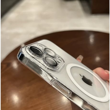 【N172】黄ばまないクリアケース iphone17/16pro ケース magsafe