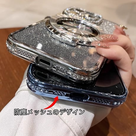 【N493】 iphone16/16pro ケース magsafe/スタンド iphone ケース クリア 衝撃に強い【カメラ保護フィルム一体型】
