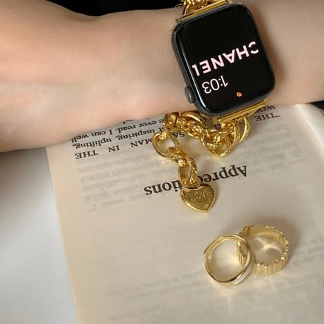 【N086】Apple Watch ブレスレット バンド 女性 アップルウォッチ7 se バンド かわいい