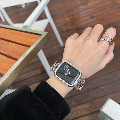 【N266】「apple watchカバー付き」パステルカラー apple watch レザー バンド アップル ウォッチ バンド 女性 set