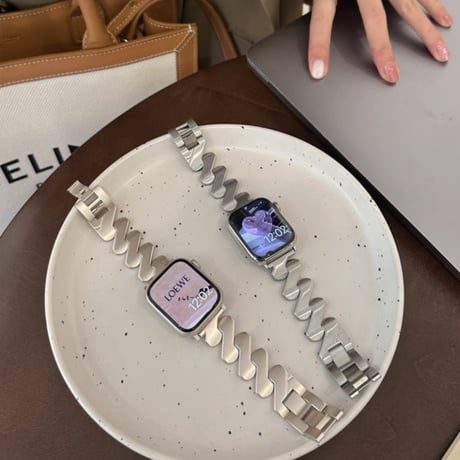 【N595】アップル ウォッチ バンド 女性 人気 apple watch バンド ステンレス