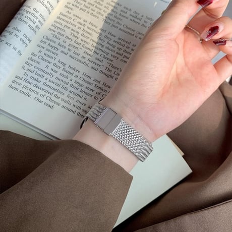 【N571】アップル ウォッチ バンド 女性 人気 apple watch バンド かわいい 細め