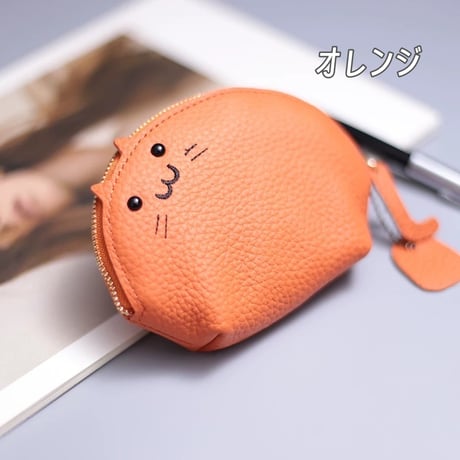 【N805】コイン ケース レディース 人気 小銭入れ かわいい 本 革 リップ ポーチ