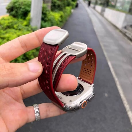 【N761】apple watch 革 バンド 高級 メンズ アップル ウォッチ バンド 蒸れ ない