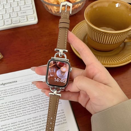 【N114】apple watch series 10 革バンド 高級 アップルウォッチ 本革レザーバンド おしゃれ