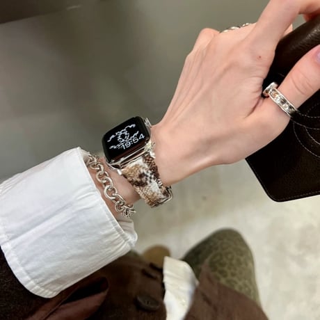 【N663】ツイード アップル ウォッチ Series11/SE3対応 バンド おしゃれ apple watch バンド かわいい 冬