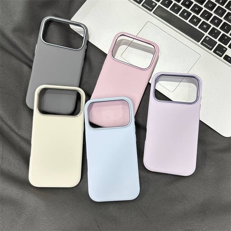 【N735】iphone17/17pro ケース シリコン スマホケース シンプル かわいい