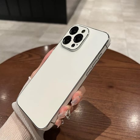 【N400】iphone17/17pro ケース シンプル おしゃれ iphone 16proケース メタリック カメラ保護