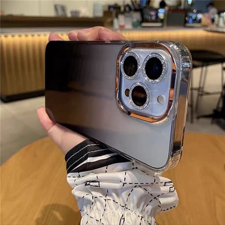 【N321】半透明 iphone17/16ケース グラデーション iphone ケース キラキラ メッキ