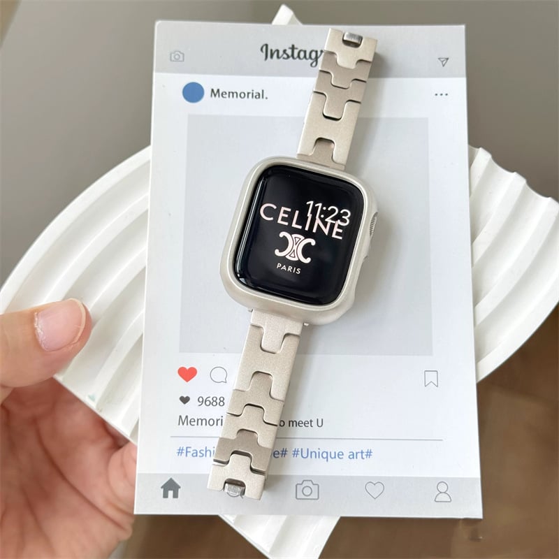 N795】アップル ウォッチ 11/se3 ステンレス バンド 高級 apple watch N795】アップル ウォッチ 11/se3 ステンレス バンド 高級 apple watch