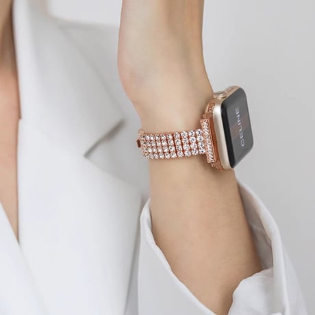 【N213】apple watch バンド キラキラ アップルウォッチ カバー おしゃれ Set