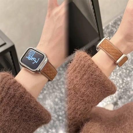 【N758】アップル ウォッチ バンド マグネット レディース/メンズ apple watch se3 バンド レザー