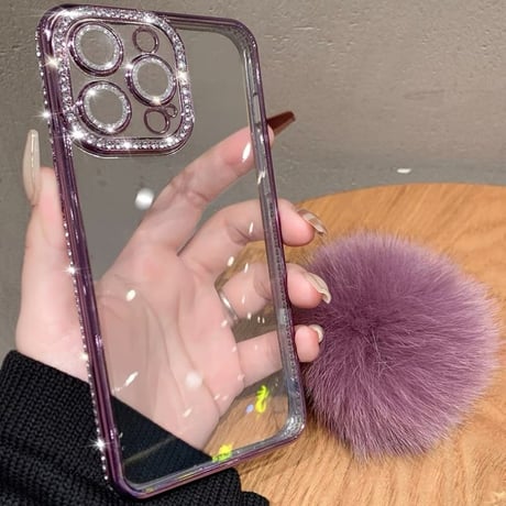【N274】iphone17/17proケース人気女子 iphone クリア ケース かわいい【カメラ保護フィルム一体型】