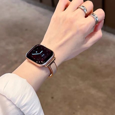 【N828】アップルウォッチ バングル 人気 apple watch 11/SE3 バンド かわいい