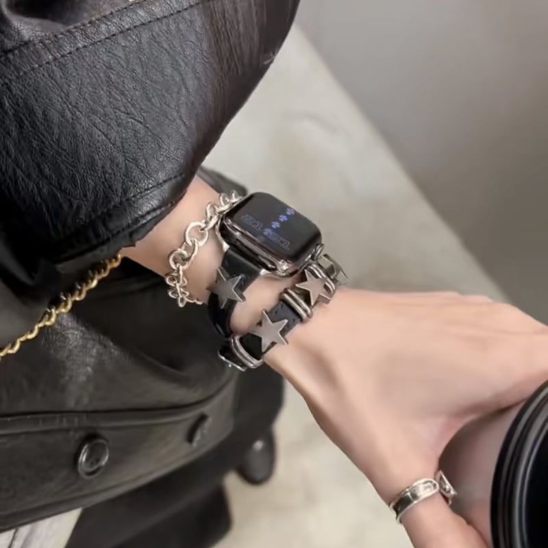 N303】二 重 アップルウォッチ series10/9/8/Ultra 2/se対応バンド