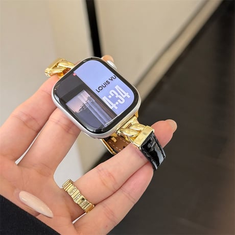 【N764】アップル ウォッチ バンド 女性 細い apple watch バンド レザー おしゃれ