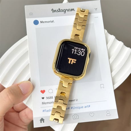 【N795】アップル ウォッチ 11/se3 ステンレス バンド 高級 apple watch バンド レディース