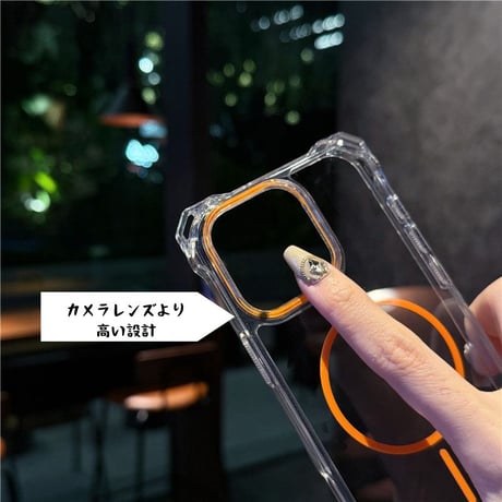 【N720】iphone17/16 ショルダーケース クリア マグセーフケース 衝撃に強い