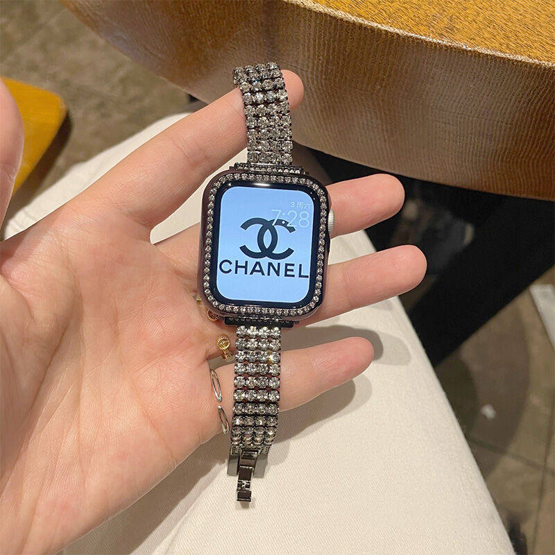 Apple Watch キラキラ ラグジュ カバー アップルウォッチ バンド