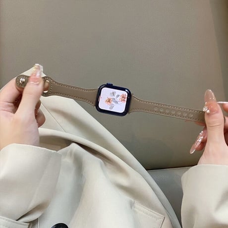 【N233】Apple Watch バンドおすすめ トップレザー 牛革 アップルウォッチ バンド 高級
